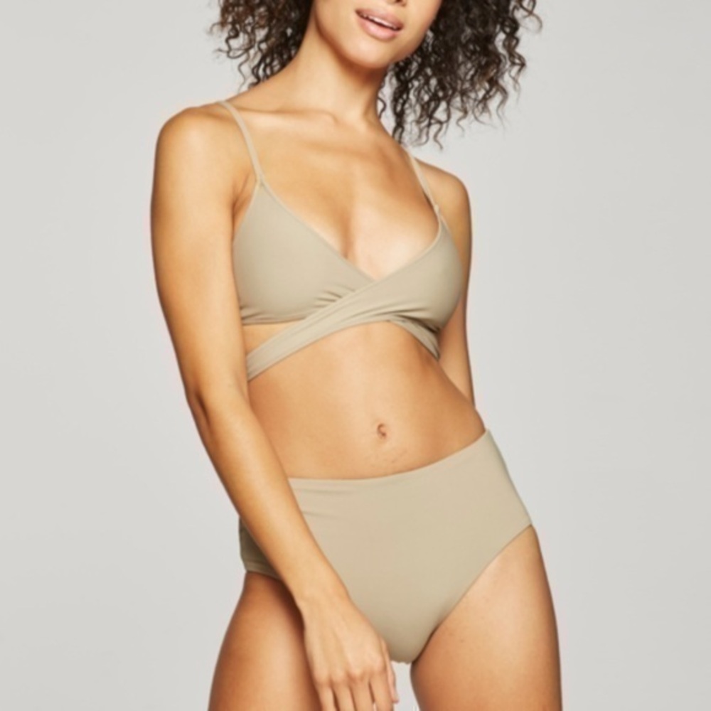 Anthropologie Kiki Rio Two Piece beige